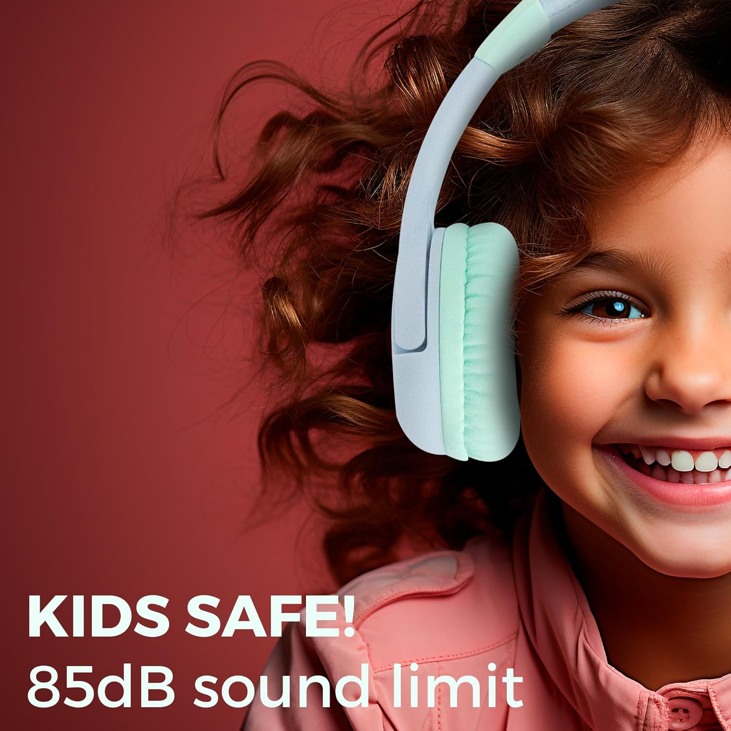 WONDEE Mr Wonderful Gifts Kids Headphones with Headband and Volume Limit of 85Db - Mr Wonderful Headphones Gifts for Boys and Girls