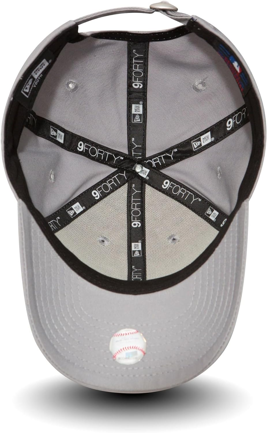 New Era NEW YORK YANKEES Kids 9FORTY STAPBACK - MLB LEAGUE - GREY/WHITE