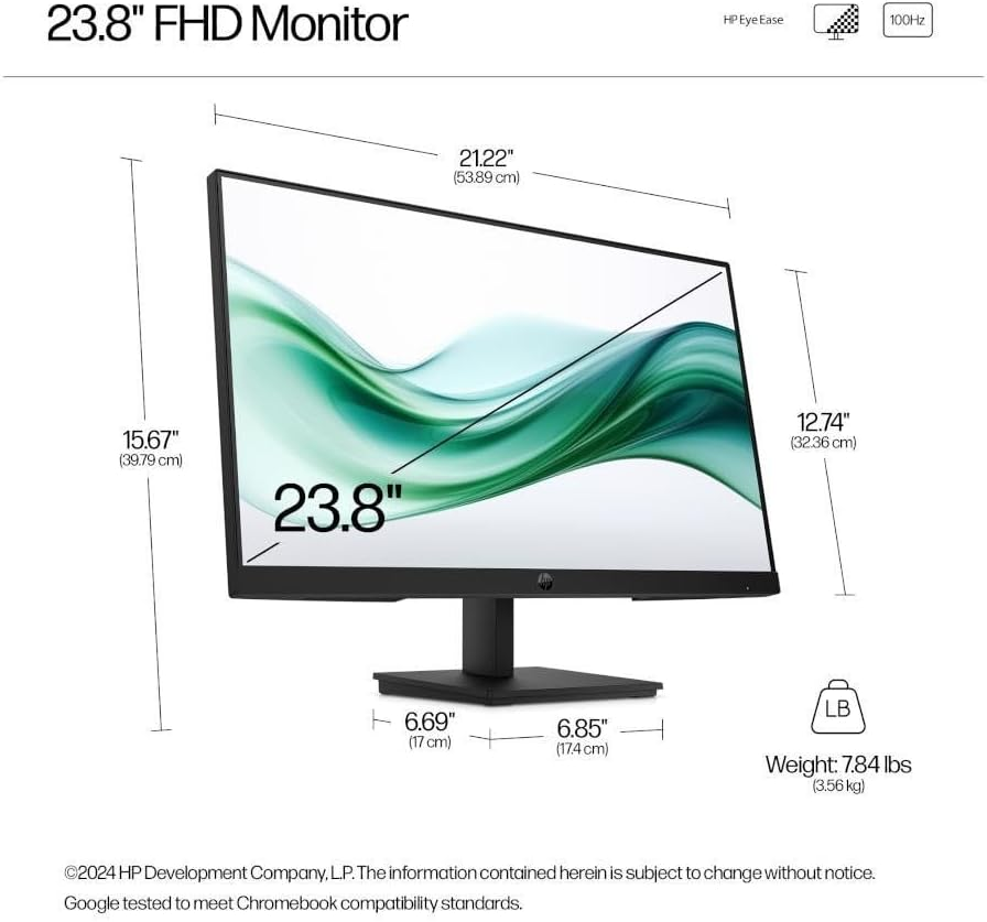 HP Series 3 Pro 23.8" FHD 1080P VA Panel 100Hz Monitor (9U5C1AA) image number 5