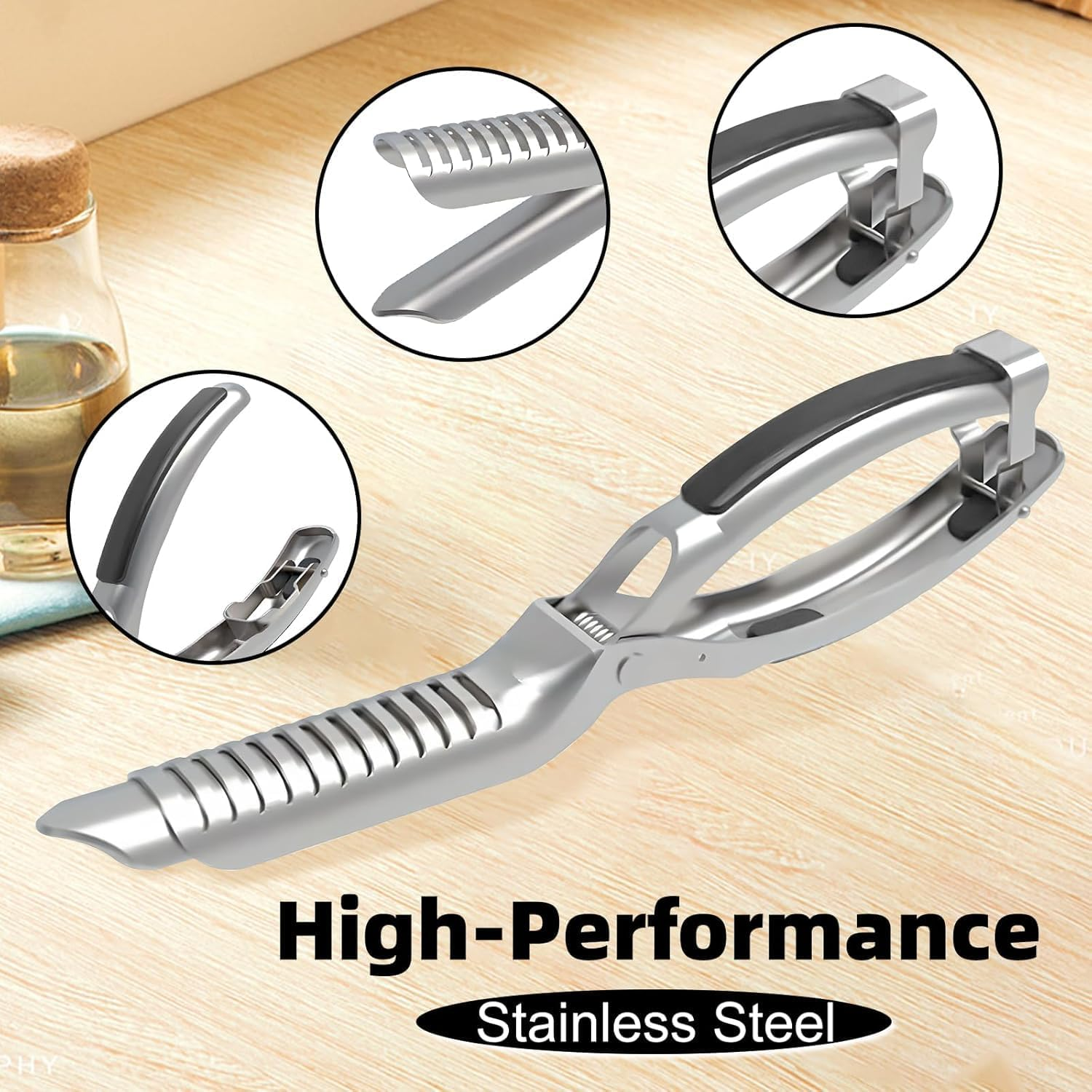 Leanockesa Rib Membrane Remover Stainless Steel Tool,Ergonomic Design for Easy Membrane Removal, Rib Prep Tool Membrane Remover,Bbq Accessories image number 4