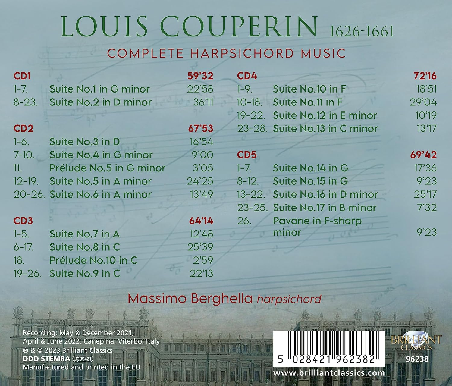 Couperin: Complete Harpsichord Music image number 2