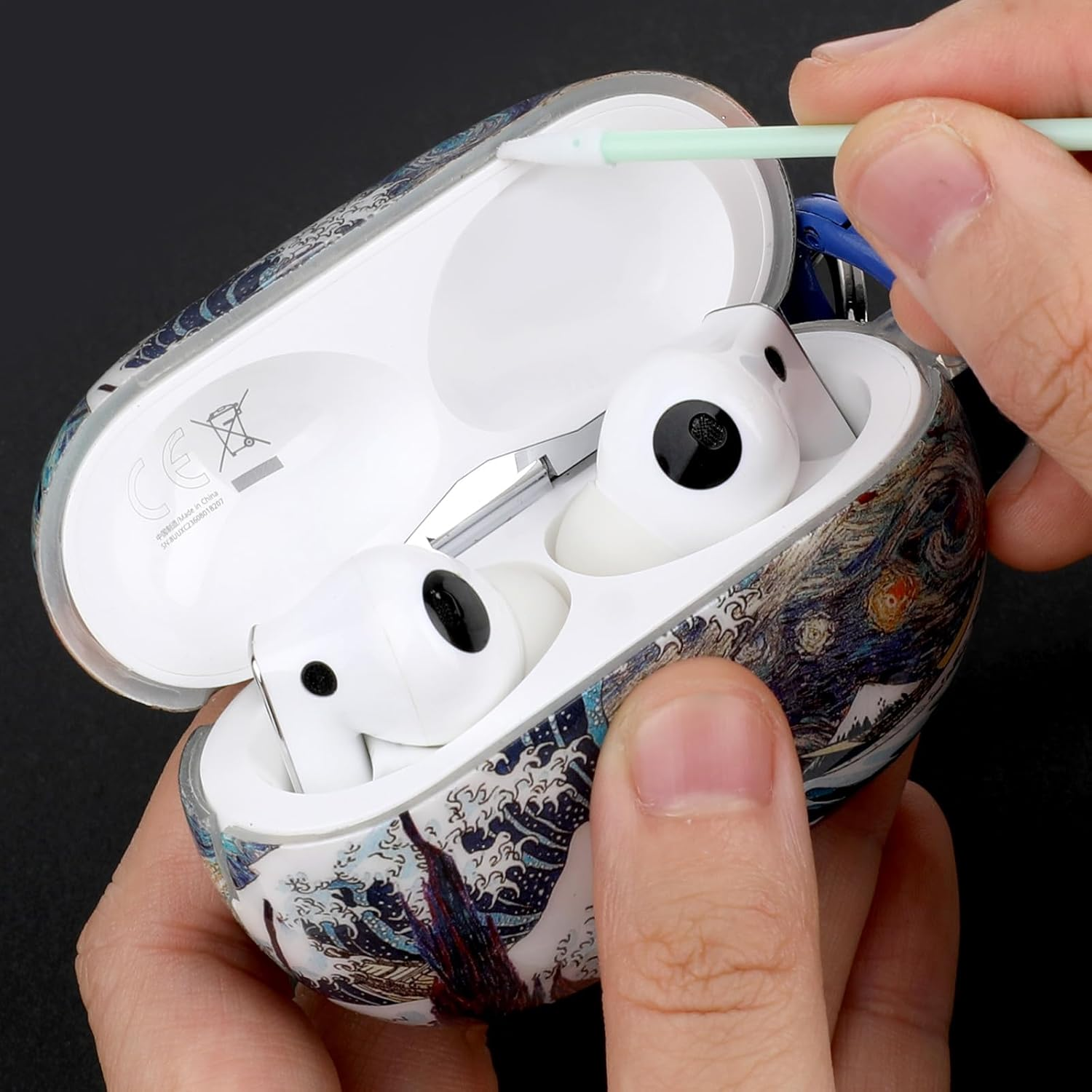 Simarro 200 Pcs Foam Swab Cleaning Swab Foam Tips, for Inkjet Printer, Print Head, Painting, Crafts, Camera, Optical Lens, Optical Equipment image number 1