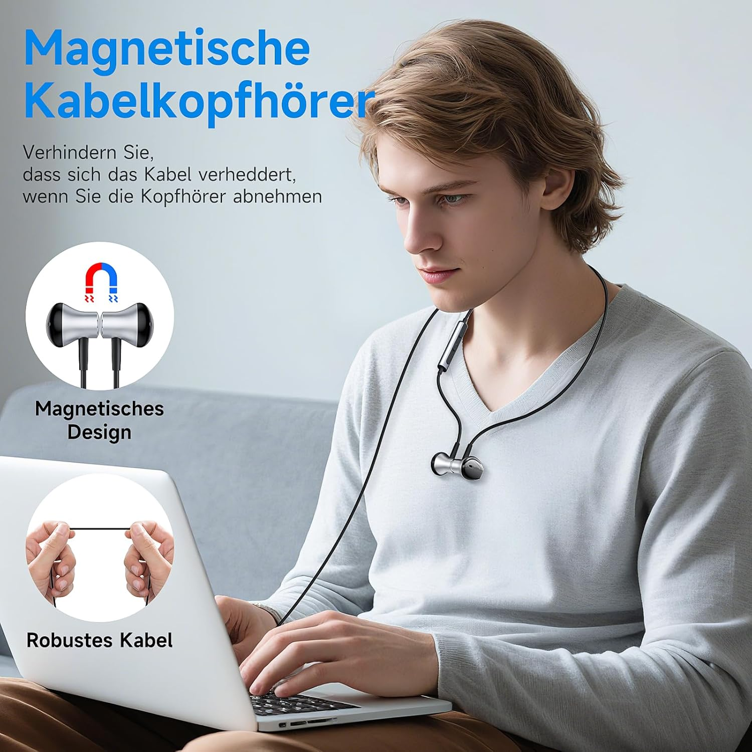 Suohong USB C B02 Wired Headphones image number 6