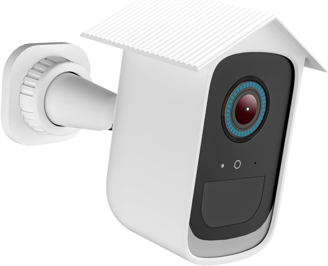 HOLACA Silicone Housing Skin for Eufycam 3C (S300) Wireless Home Security System-2Pack (White) image number 4