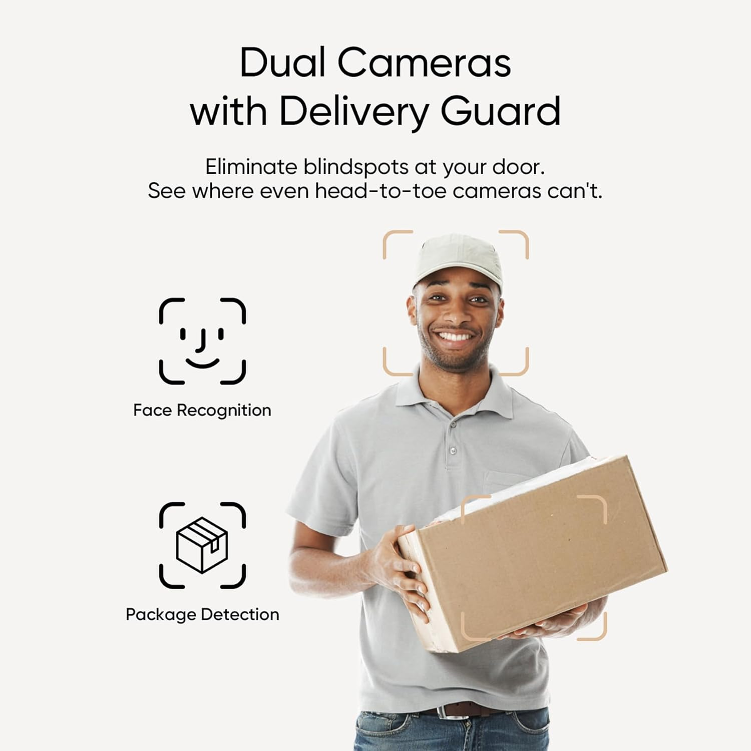 Eufy Security Video Doorbell E340 (Battery Powered), Dual Cameras with Delivery Guard, 2K Full HD and Color Night Vision, Homebase S380 Compatible, No Monthly Fee image number 2