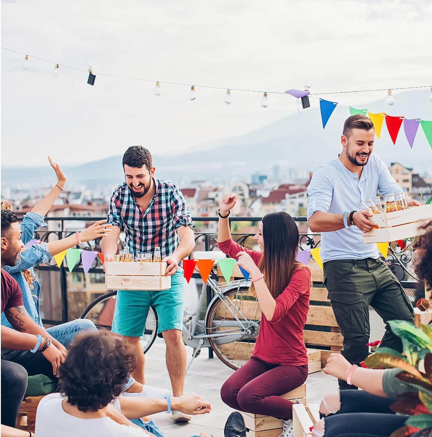 30Pcs Gender Reveal Bracelet Set,Gender Reveal Team Girl or Boy Bracelet,Team Boyteam Girl Silicone Bracelet,Team Boy or Girl Wristbandsbaby Shower Gender Reveal Party Supplies 20.2 X 1.2 Cm image number 6