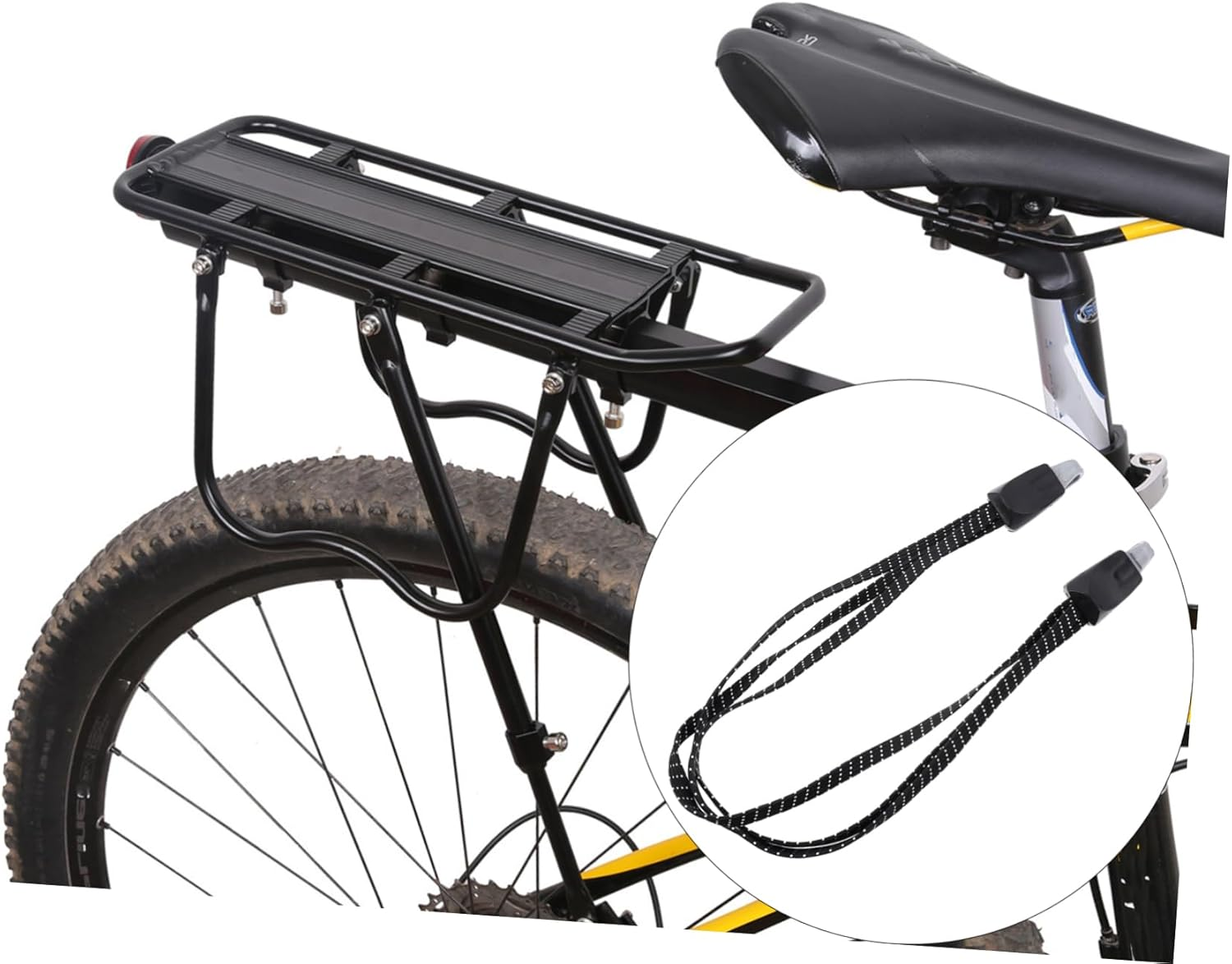 WRITWAA 5Pcs Bike Luggage Strap Elastic Straps for Pannier Bag Ratchet Tie-Down image number 2