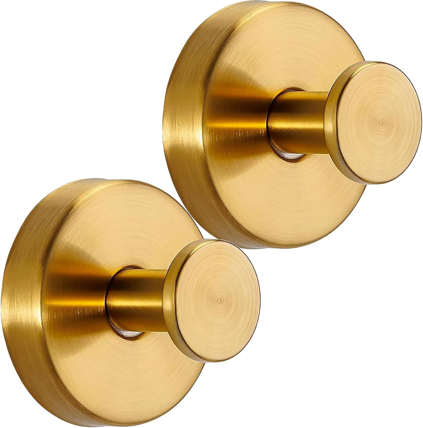 2Pcs Suction Cup Hooks for Shower, No-Drill Bathroom Hooks for Towels, Robes, Loofah Mountable on Bathroom Walls, Kitchen, Glass, Mirrors,Tile,Smooth Non-Porous Surfaces,Waterproof & Rustproof,Black