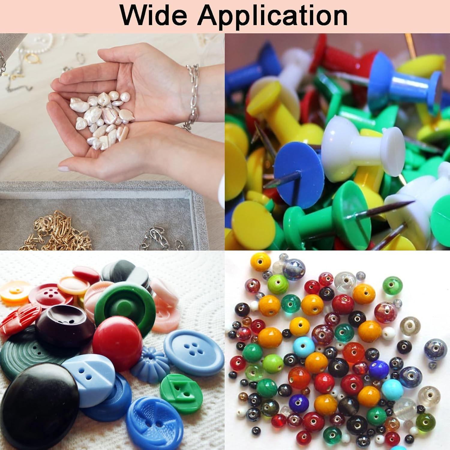 2 Pcs Bead Storage Containers,60 Pcs Small Plastic Containers with Lids,Bead Organizer Box,Bead Organizers and Storage for Jewelry,Bead,Earring,Hardware image number 1