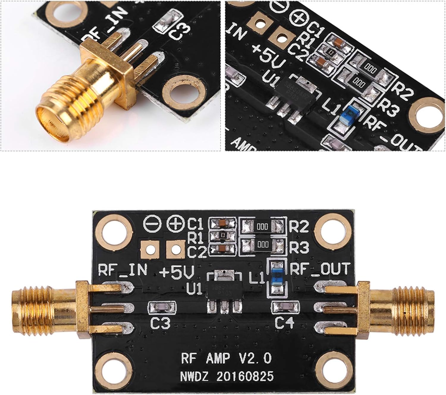 Wideband 0.01-4GHZ 21DB Low Noise Amplifier Module for HAM Radio RTL SDR LNA image number 5