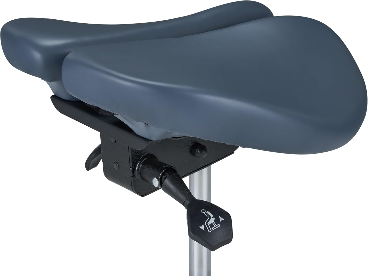 Master Massage Berkeley Ergonomic Split Style Saddle Stool in Royal Blue image number 3
