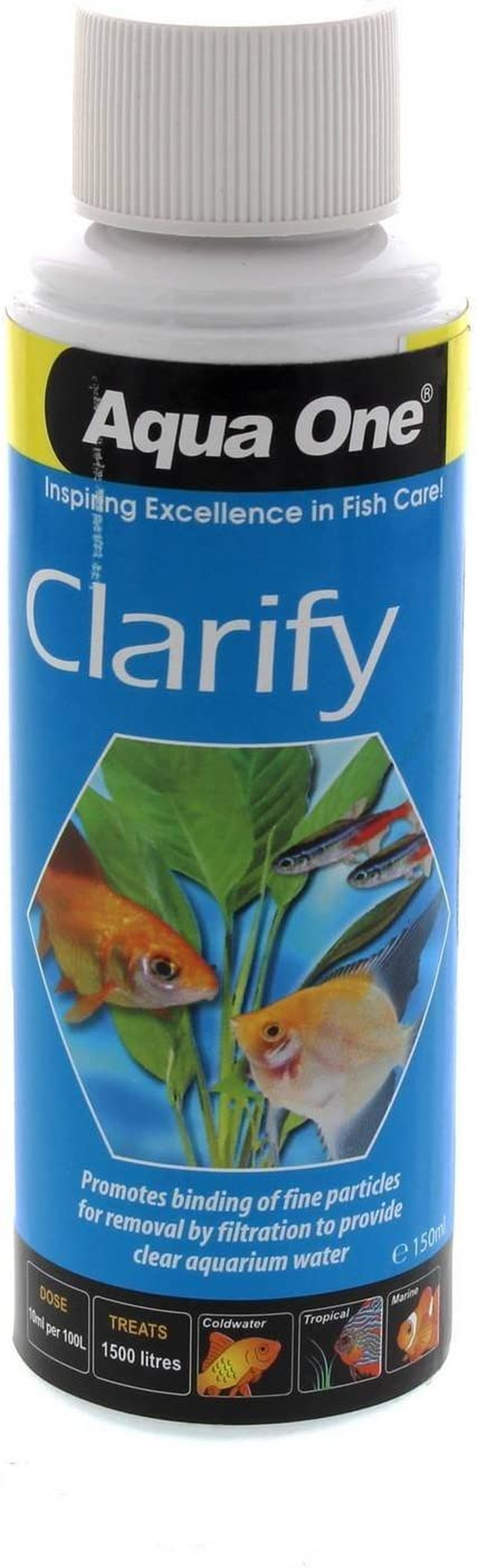 Aquarium Treatment Micro Water Clarifier 150Ml Fish Tank 92147 Aqua One Cleaning image number 6