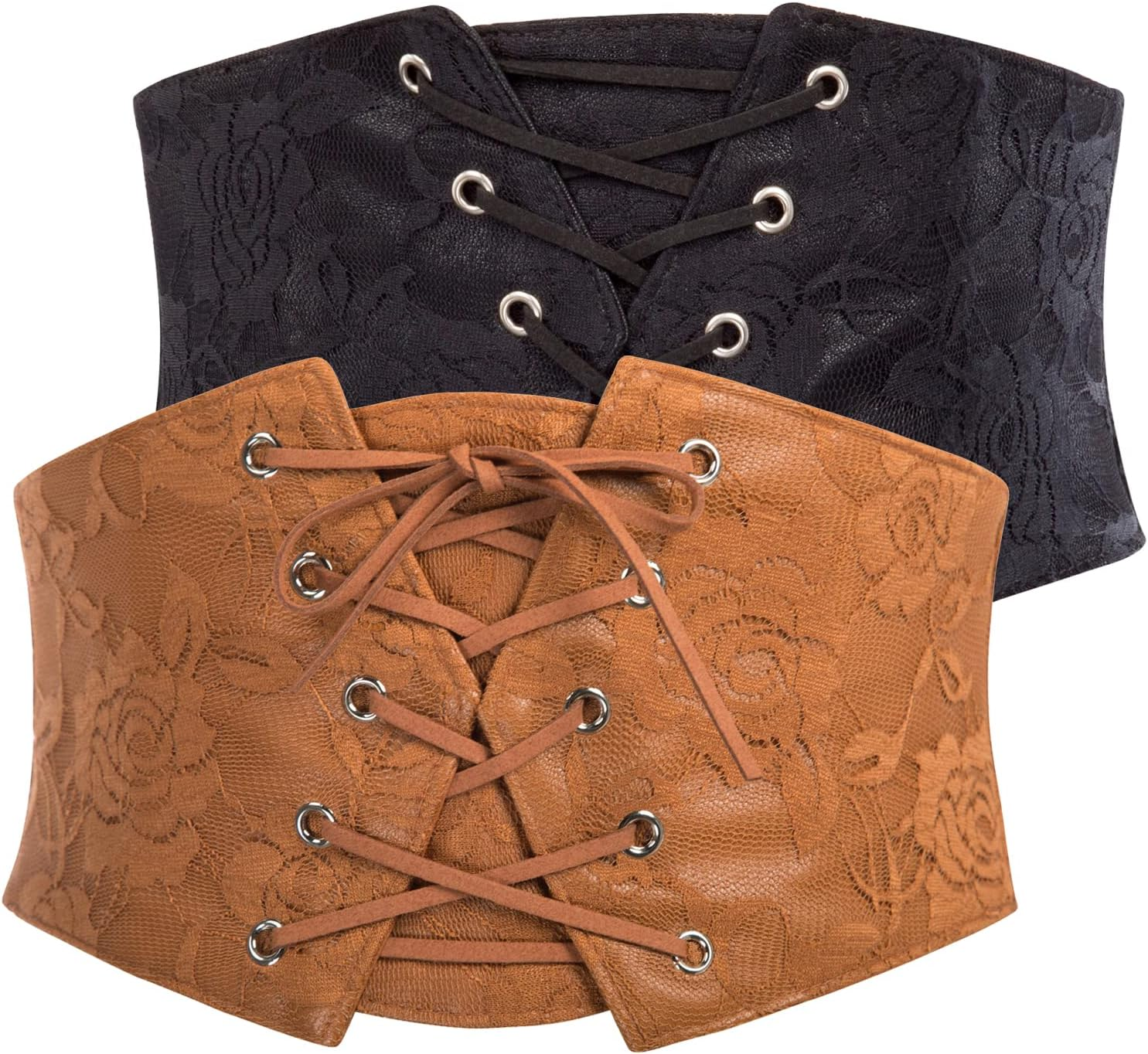 GRACE KARIN Women'S Elastic Stretch Corset Waist Cincher Belt