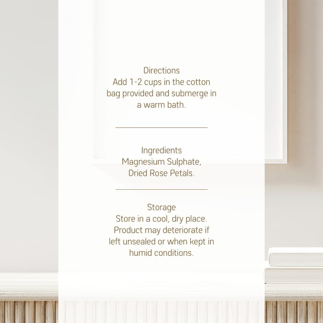 Salts & Co. a Date with the Roses Epsom Floral Bath Salts 1 Kg image number 1