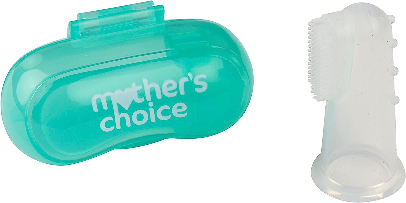 Mother'S Choice Fingertip Toothbrush and Case (Pack of 2) image number 1