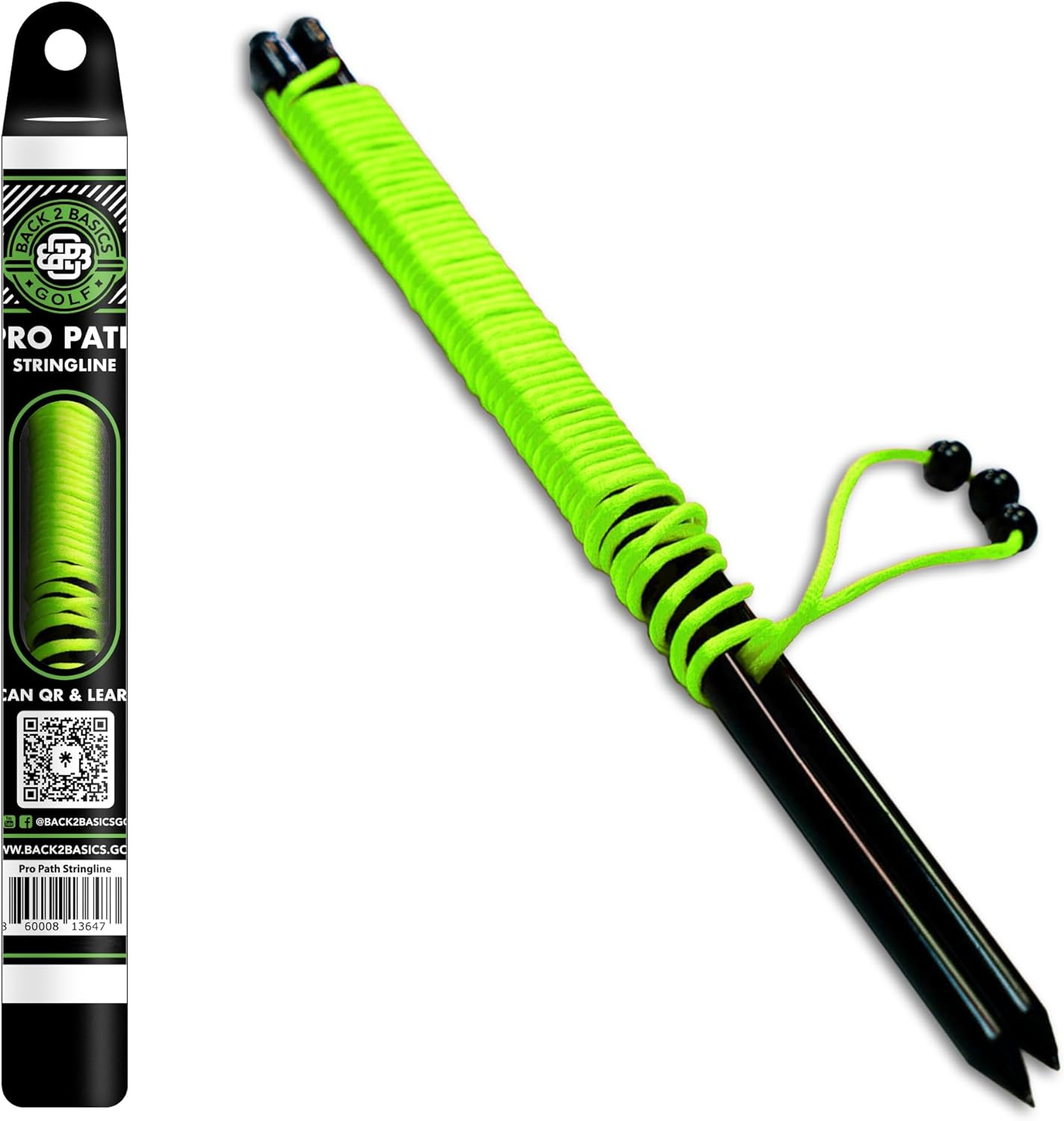 Triple Bead Golf Alignment String Line, Putting Aid for Indoor & Outdoor, Golf Putting Trainer, Putting String Line for Golf, Golf Putting Training Aid for Precision, Putting Alignment String image number 5