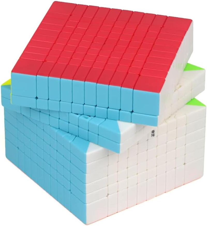 Willking Qiyi 10X10 Stickerless Speed Cube QY 10X10X10 Puzzle Speed Cube image number 1