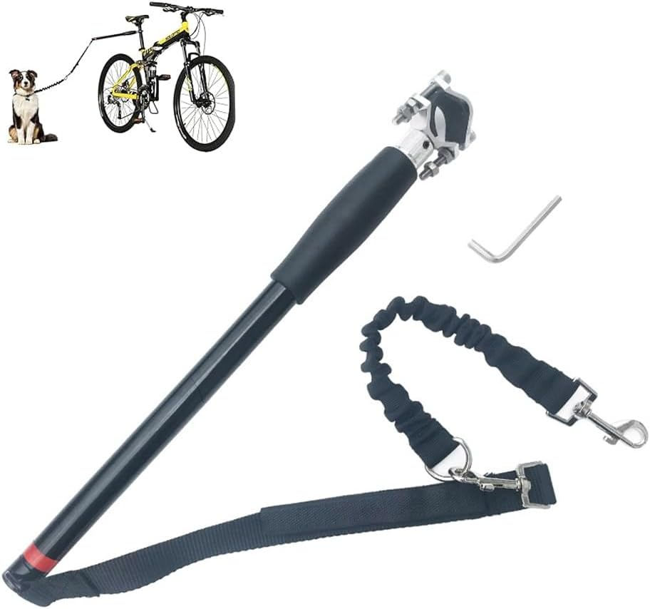 Dog Lead for Bicycle,New Upgrade Bicycle Dog Leash Exerciser,Easy Installation, Enhanced Control,Lead for Exerciser, Training, Jogging, Cycling, Bicycle-Cruises and Outdoor, Dog Walking Essentials image number 5