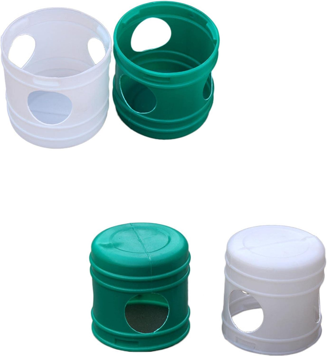 1L Pigeon Water Dispenser Bird Drinker Automatic Bird Water Feeder White, 16X12Cm image number 3