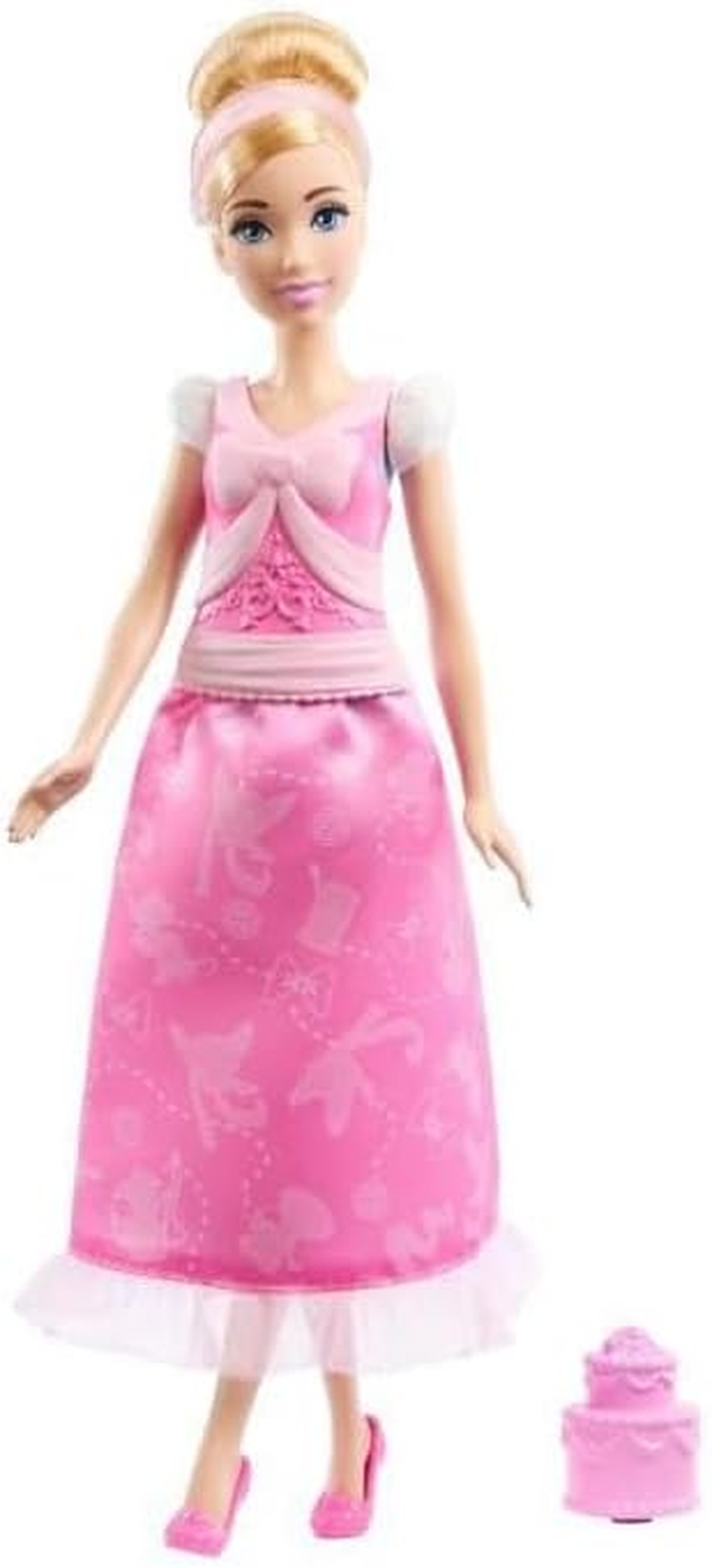 Mattel Disney Princess Toys, Cinderella Fashion Doll with 2 Looks, 9 Accessories, 2 Snap-On Bodices & 2 Skirts, 2-In-1 Stories Inspired by Disney Movie image number 4