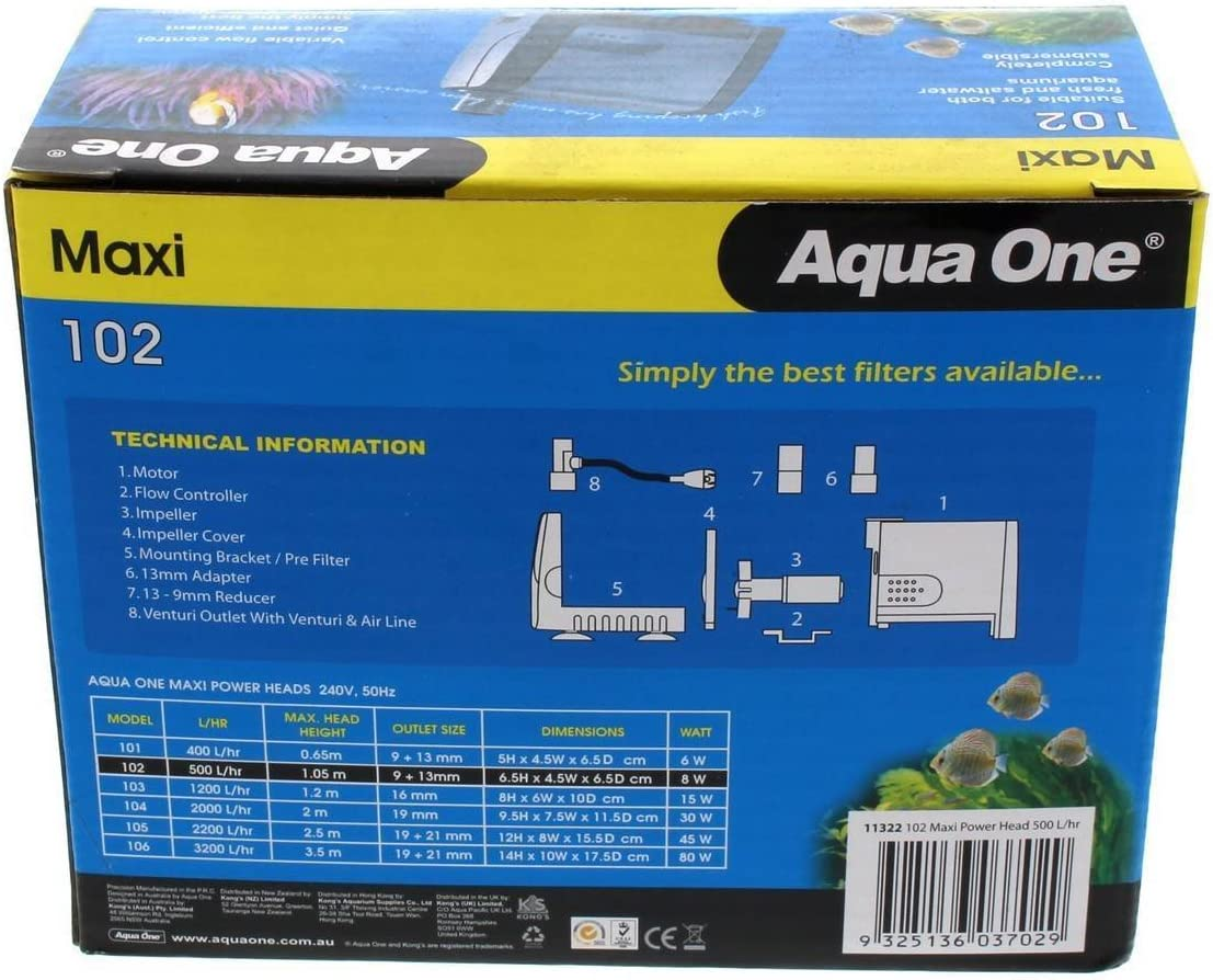 Aqua One Aquanano 40 55 Pump Powerhead