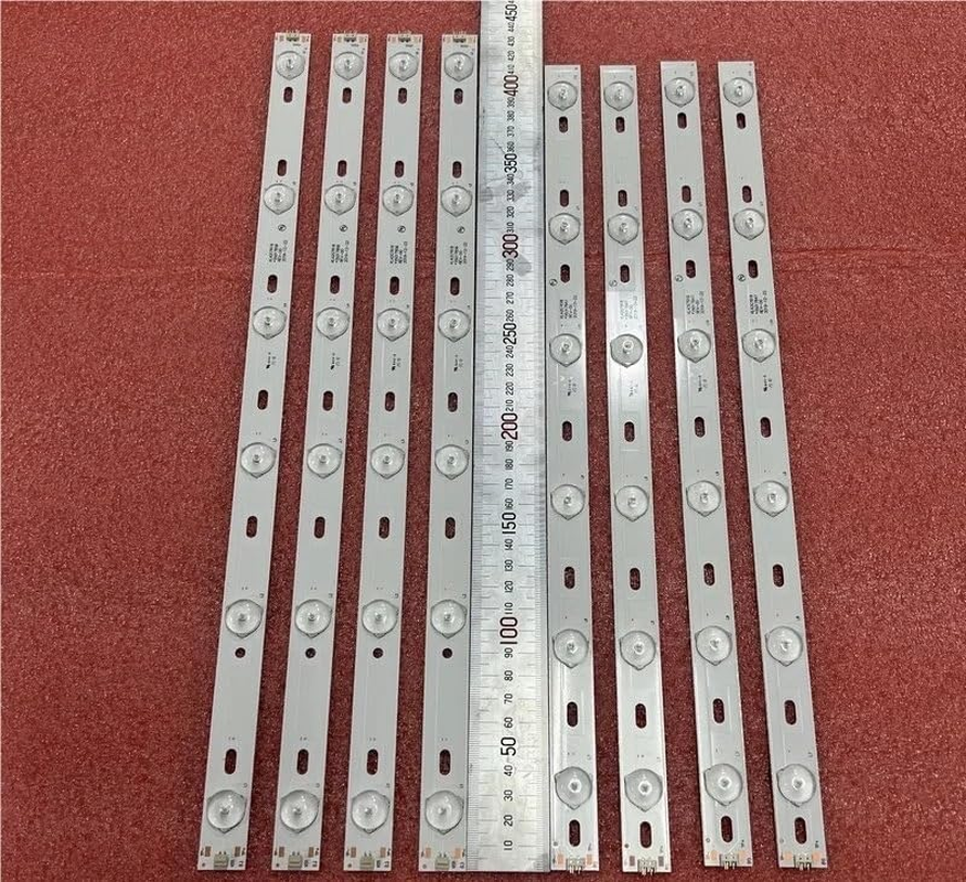 8Pcs LED Bar Compatible with DNS K42A619 Compatible with Supra STV-LC42T410FL Compatible with Konka 42" TV KL42GT618 35017849 35017855 35017848 image number 1