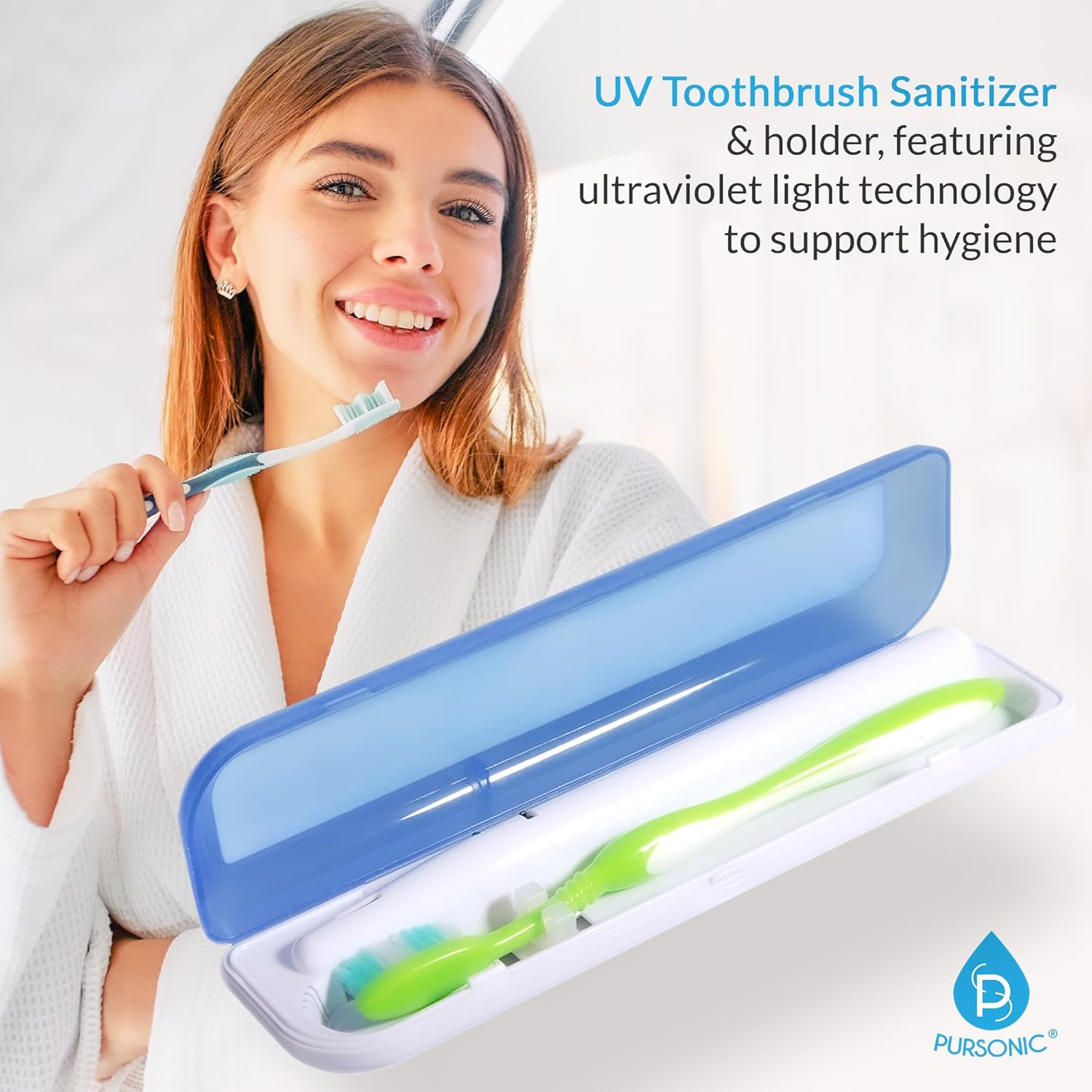 Pursonic S1 Portable UV Toothbrush Sanitizer image number 2
