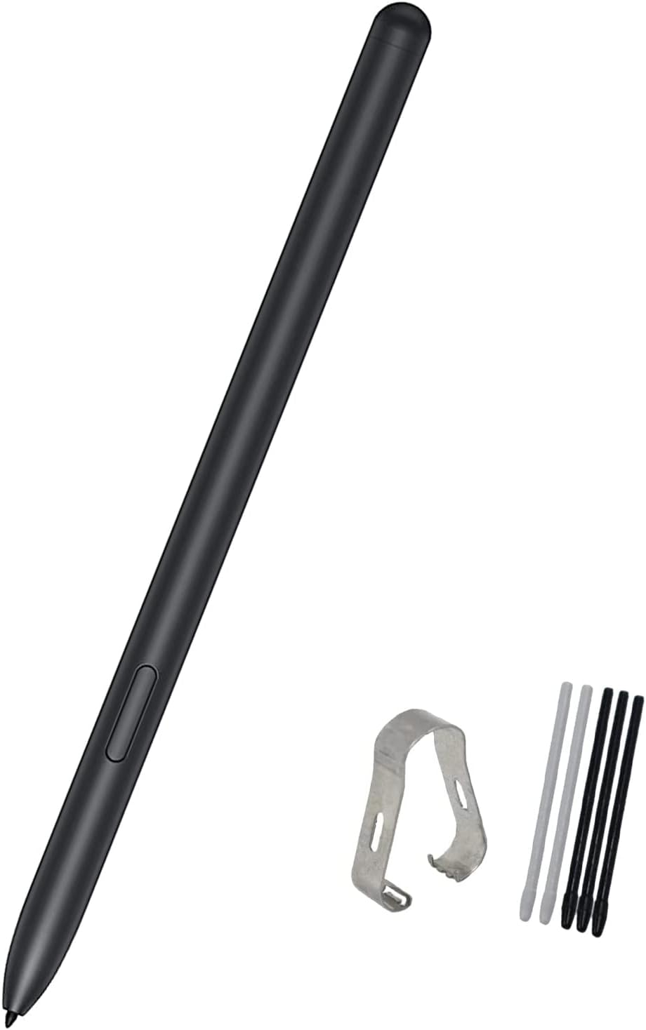 Galaxy Tab S7 FE S Pen Replacement Stylus Pen for Samsung Galaxy Tab S7 FE, Tab S7, SM-T730, SM-T733, SM-T736B Touch Pen (Withoutbluetooth) + Tips/Nibs(Mystic Black)