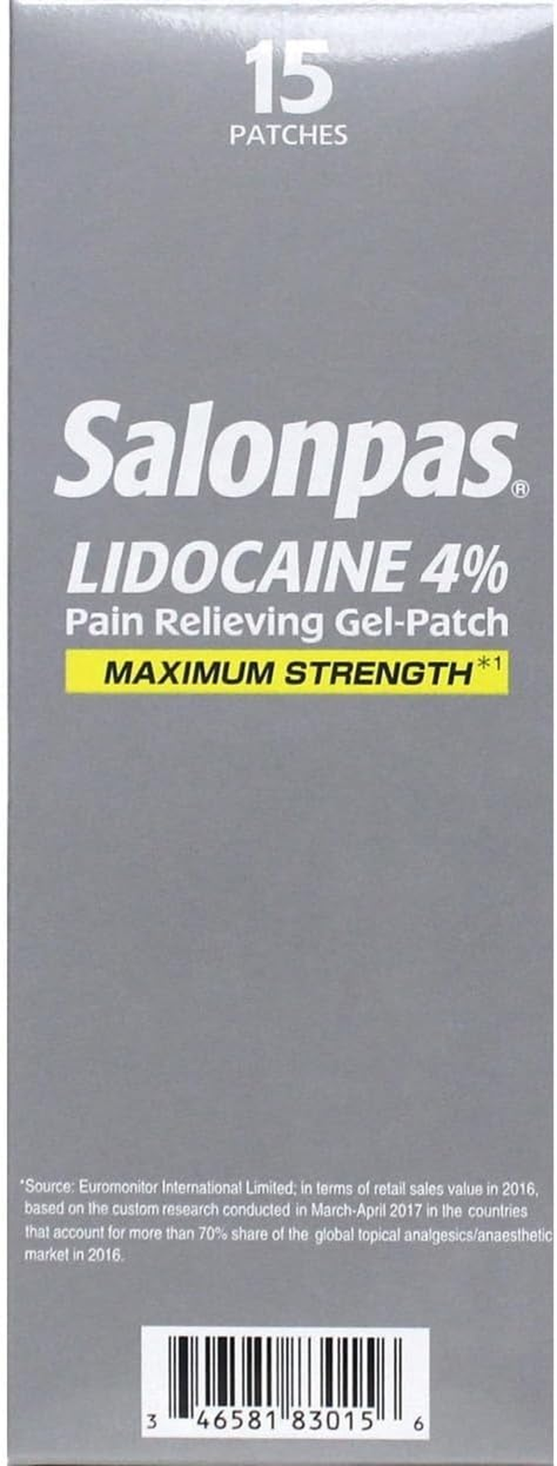 Salonpas Salonpas Lidocaine Gel-Patch (15 Ct.),