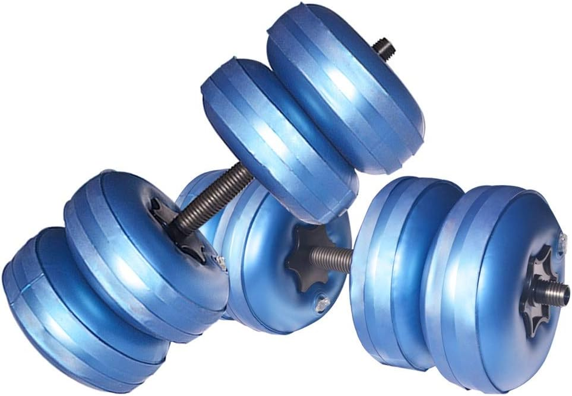 Travel Weights Water Filled Dumbbells Set for Man & Women, Adjustable Free Water Dumbbells for Exercise Fitness Weightlifting Training (45~70 Lbs)..