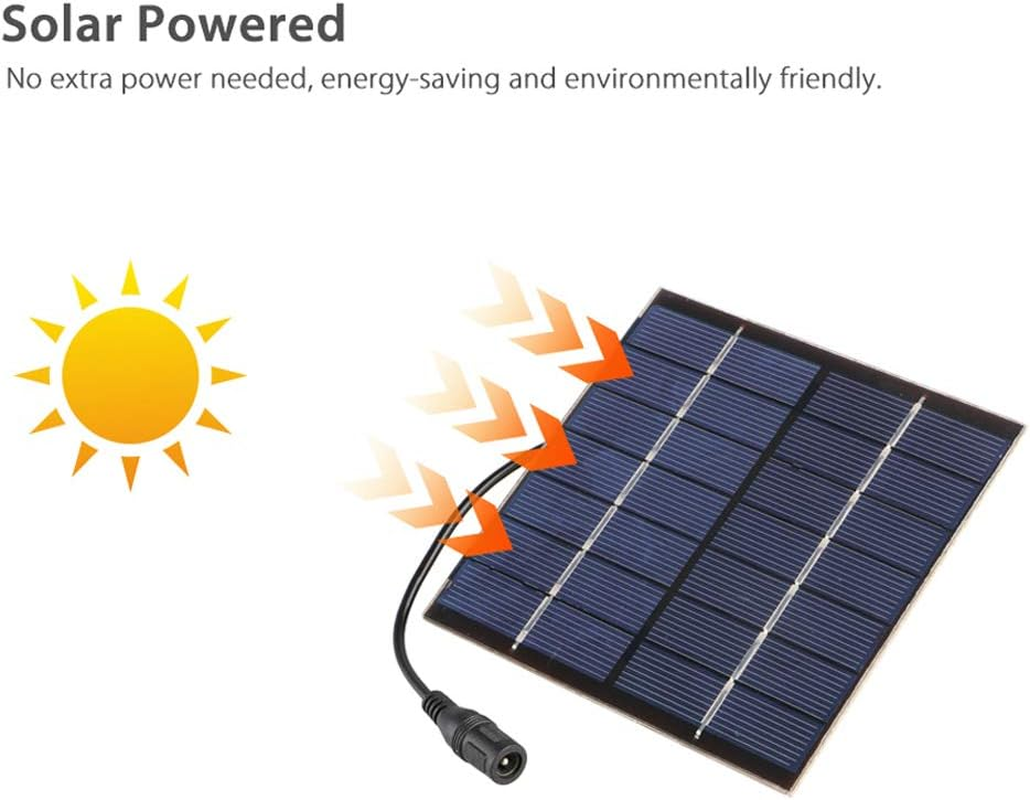 Submersible Water Pump, Solar Fountain, 1000Mah Battery Capacity for Rockery Waterscape Pond image number 2