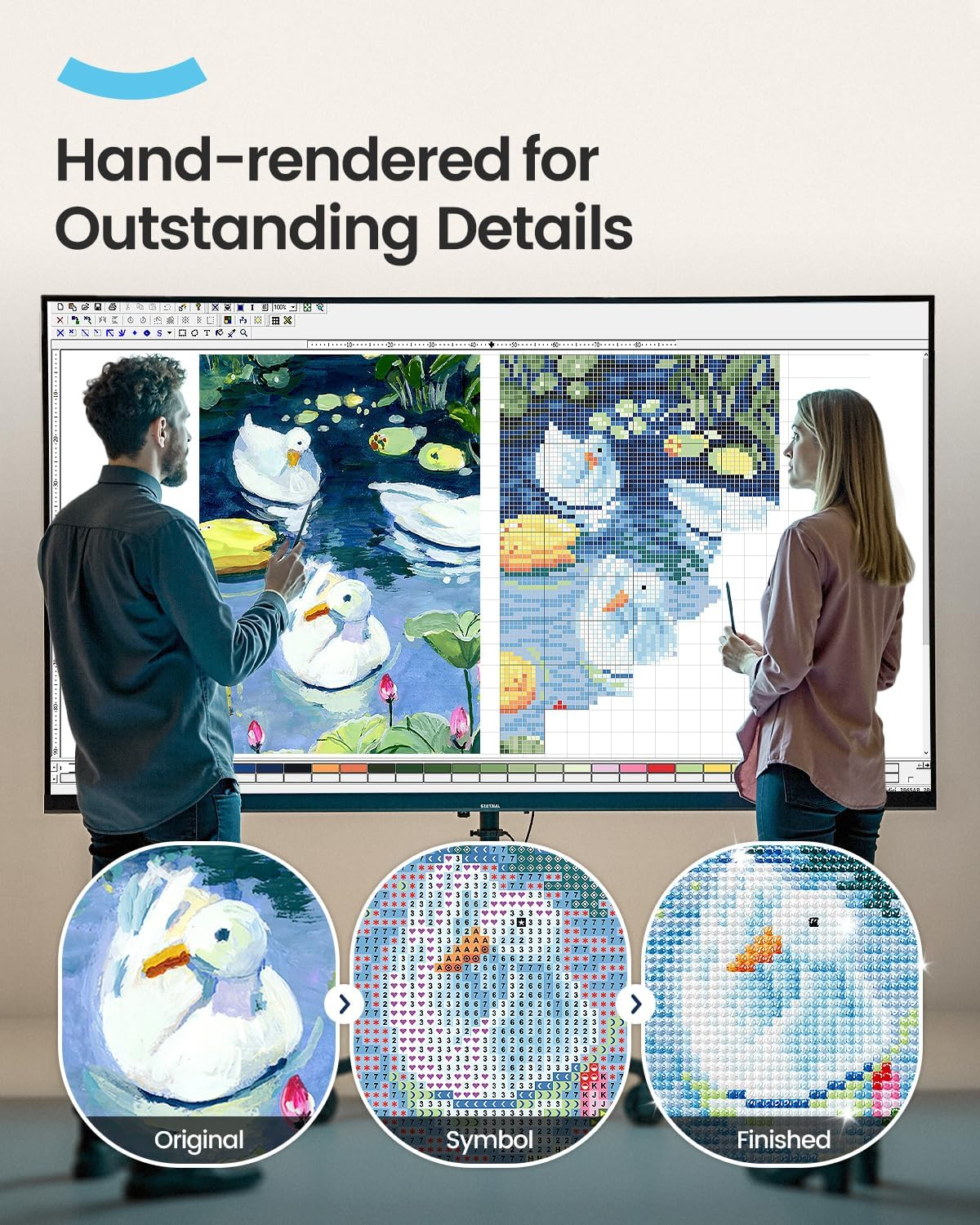 ARTDOT 12 Pack 5D DIY Diamond Art Kits for Adults, Licensed Diamond Painting Kits with Accessories and Tools for Home Wall Decor (12 by 16 Inch) image number 1