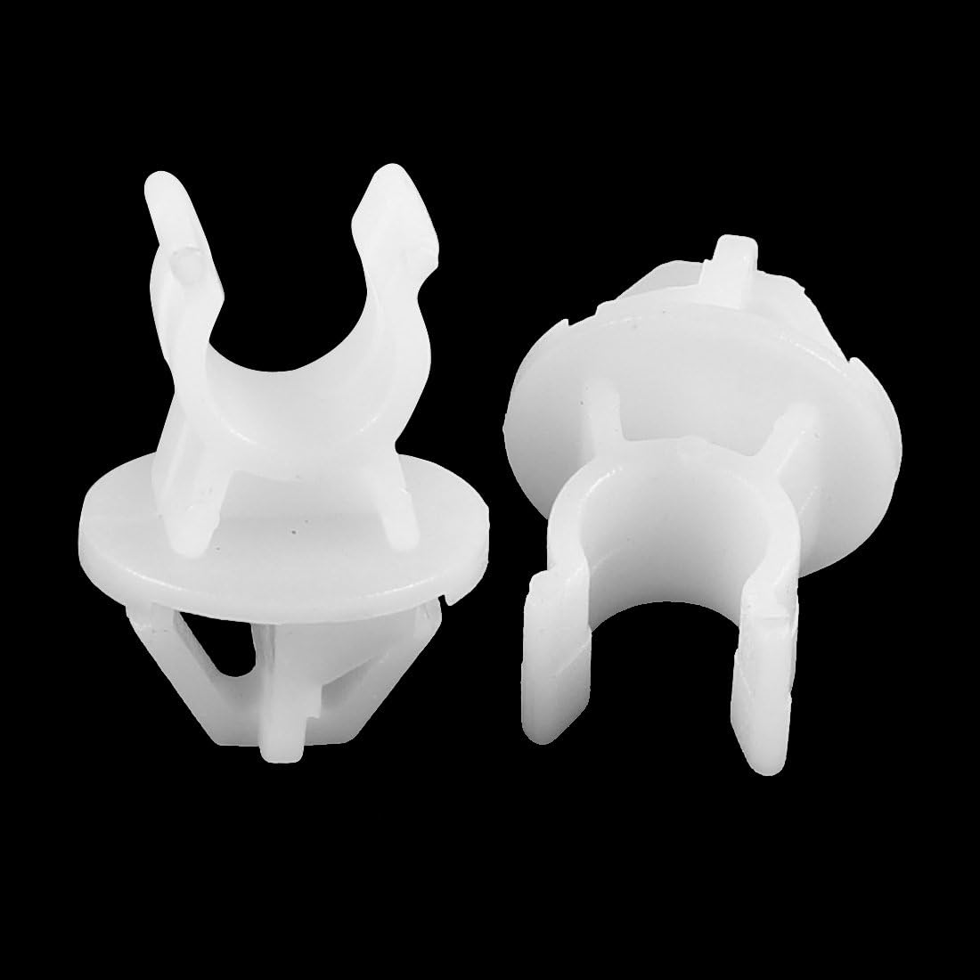 Uxcell 30Pcs White Car Hood Prop Rod Support Holder Clip