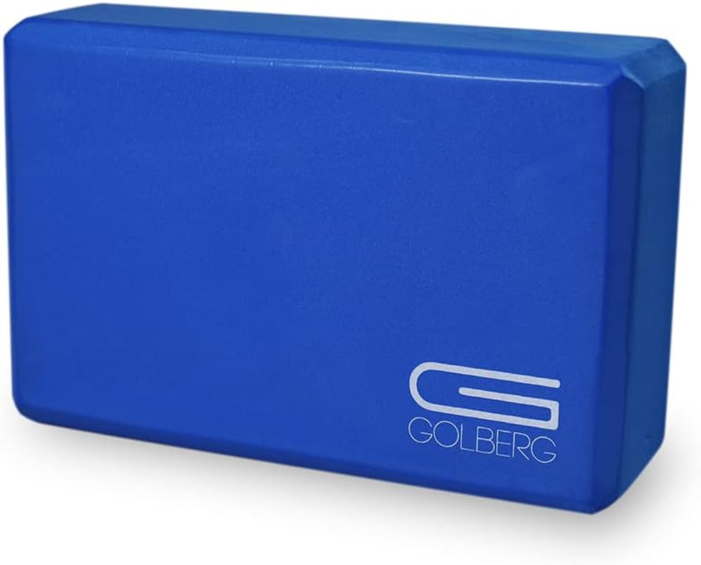 Golberg Foam Yoga Block &ndash; for Fitness, High Intensity Support and Improving Strength or Flexibility Pink/Green/Dark Green/Purple/Blue &ndash; 1/2/4 Pack