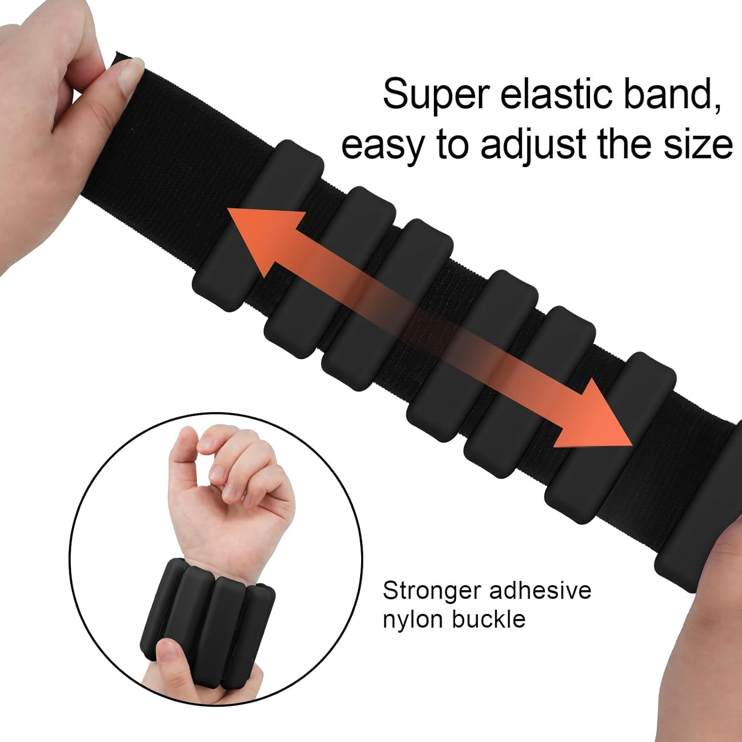 Wrist Weights for Women, Adjustable Wearable Wrist and Ankle Weights Set of 2, Silicone Wristlet Bracelet Wraps for Weighted Exercise, Walking, Yoga, Dance, Pilates, Aerobics