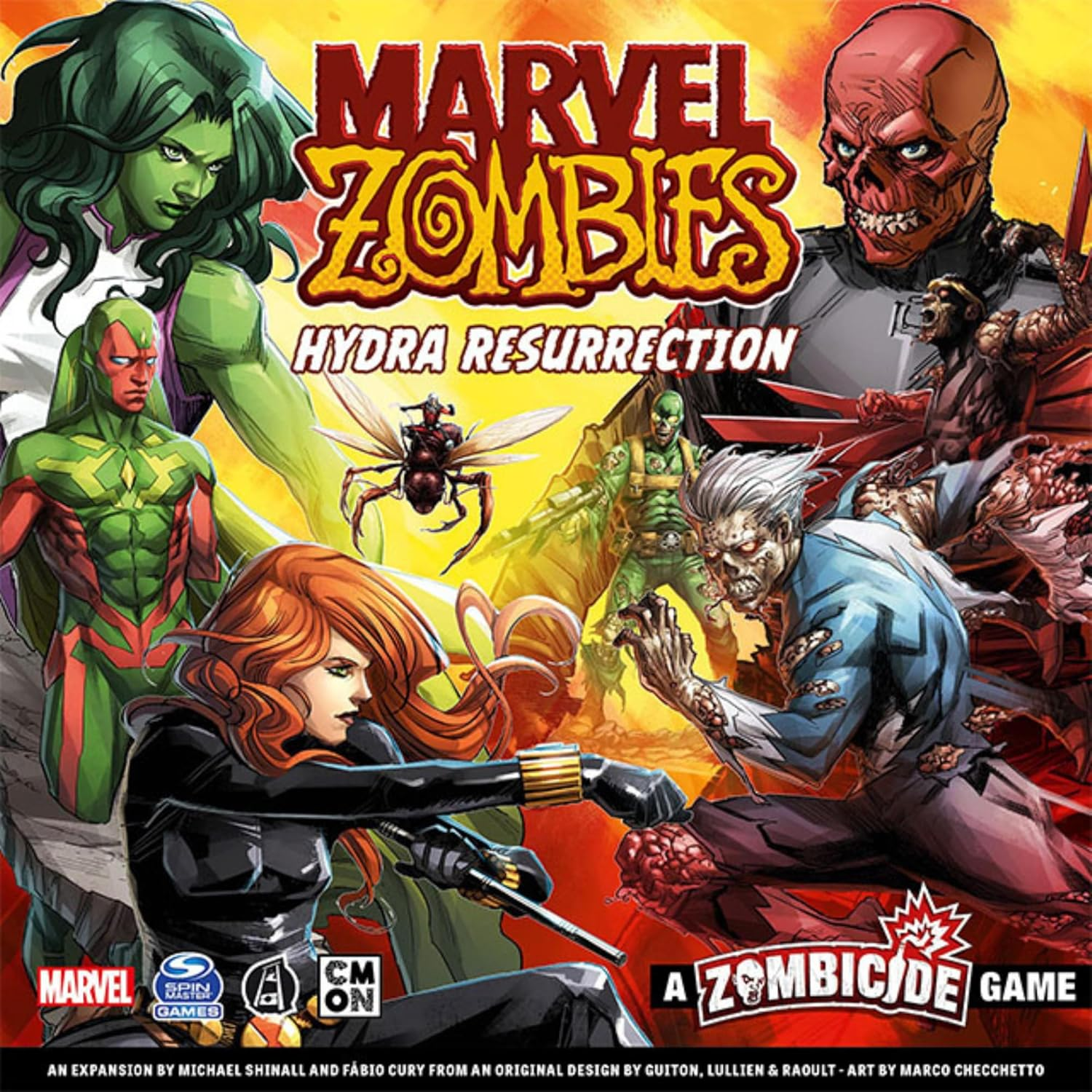 Asmodee Marvel Zombies Hydra Resurrection a Zombicide Game image number 1