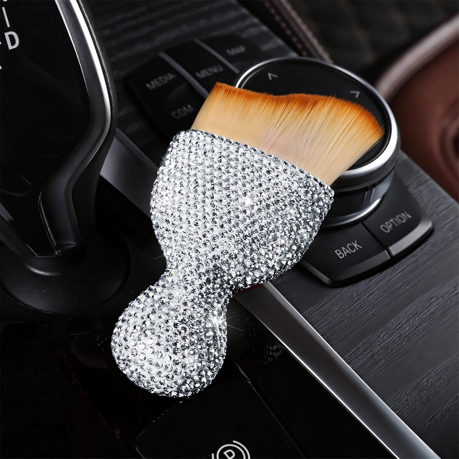 2 Pack Car Detailing Dust Brush &ndash; Soft Bristle Interior Cleaner for Air Vents, Dashboard, Crevices &ndash; Nano Fiber Brush for Auto Interior Dust Removal, Scratch-Free Detailing Tool, Random Colour image number 2