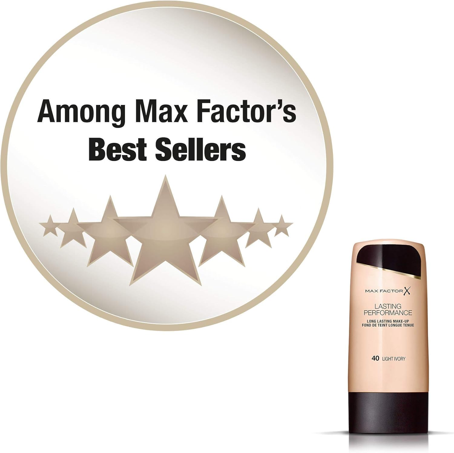 Lasting Performance Touch-Proof Foundation by Max Factor 40 Light Ivory image number 4