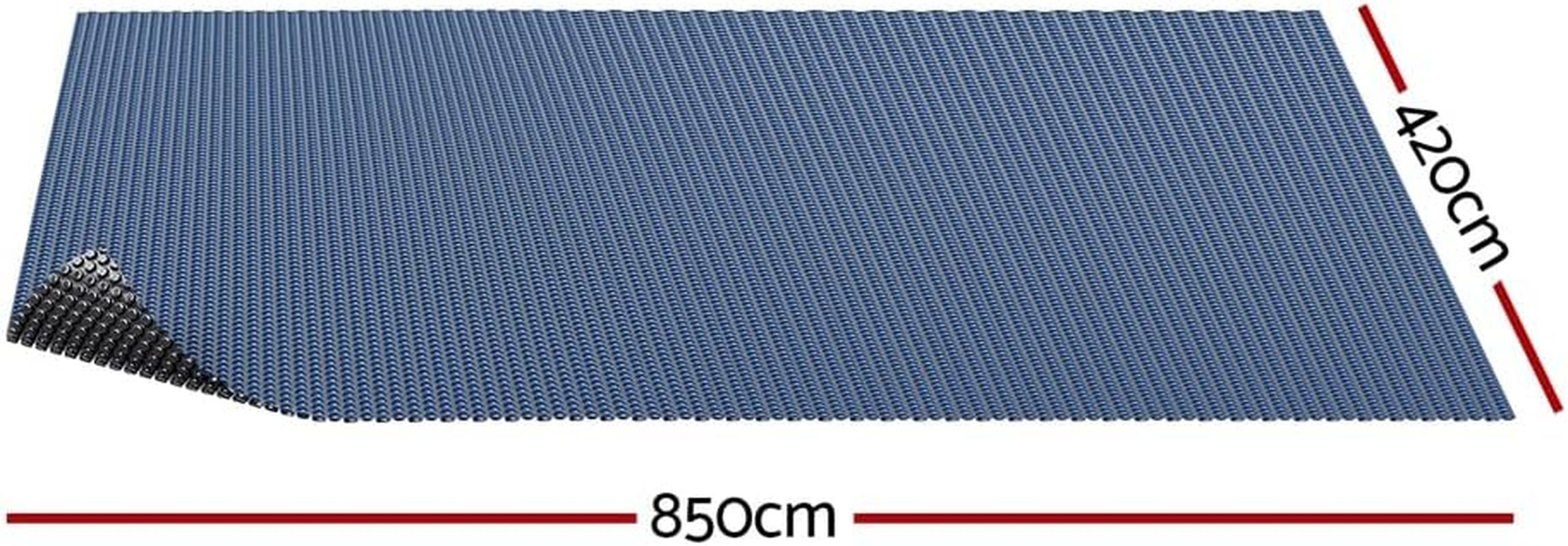Aquabuddy Pool Cover 600 Micron Bubble Heat Solar Blanket Blue Black 8.5X4.2M image number 2