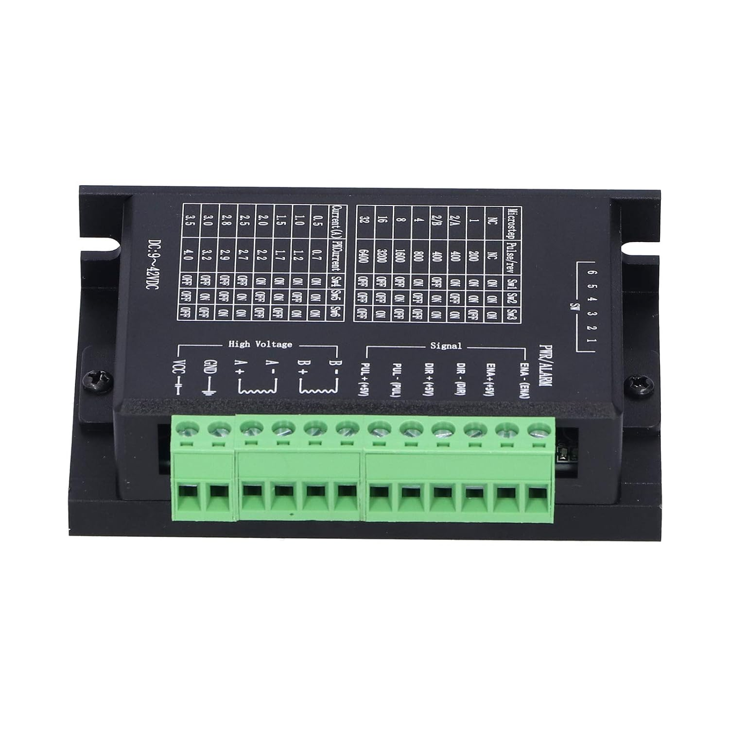 TOPINCN TB6600 4A Stepper Motor Driver High-Precision CNC Engraving Machine Mechanical Equipment DC9-40V for 42/57/86 Stepper Motors image number 3