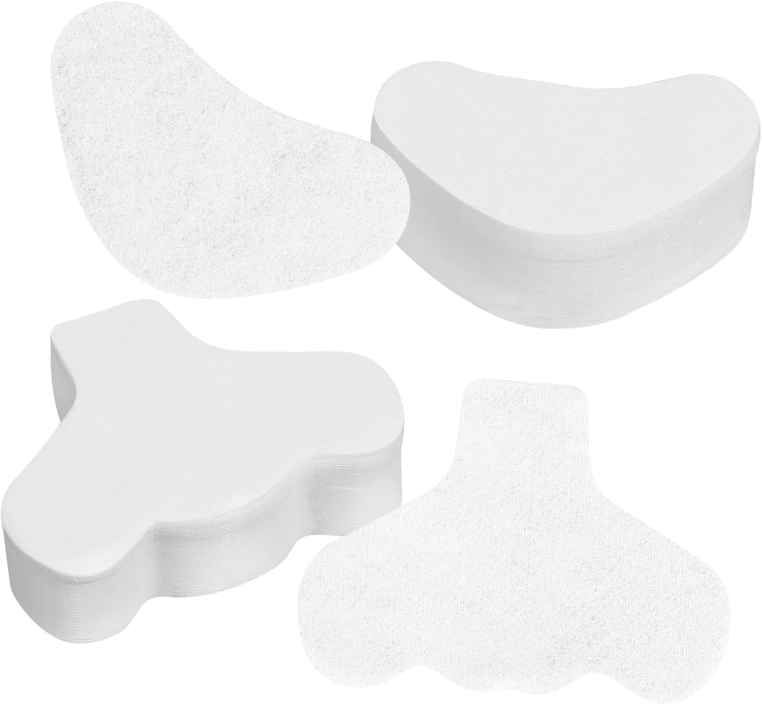 Outanaya 200 Pcs Zone Cotton Pads Nose and Chin Patches for Gentle Cleansing Multi Purpose Skin Care for Face Comfortable Fit for Easy Application image number 3