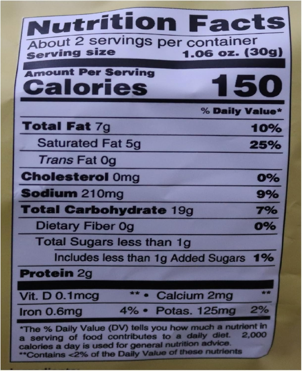 Oishi Potato Fries Plain Salted 50G image number 3