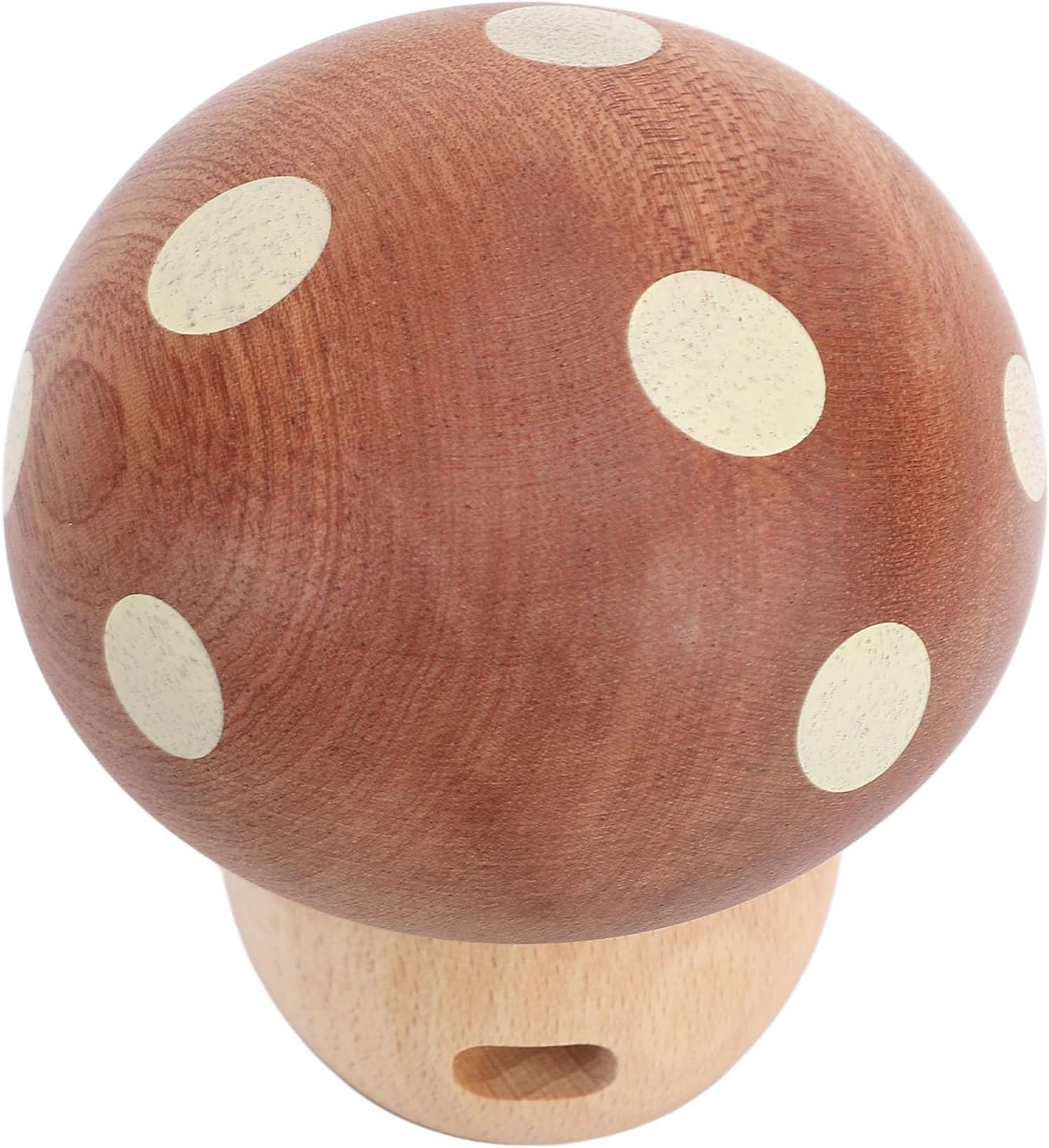 Jectse LED Wooden Mushroom Table Lamp Stepless Dimming Nightstand Lamp for Bedroom Home Decoration image number 5
