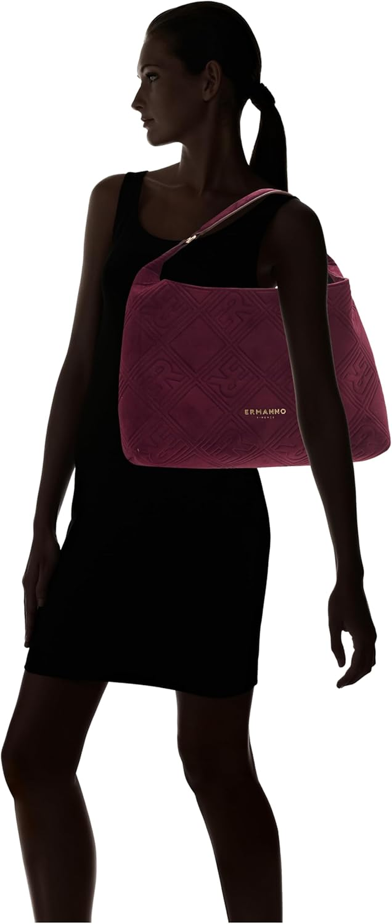 ERMANNO FIRENZE Valentina Hobo, Wine Red image number 1