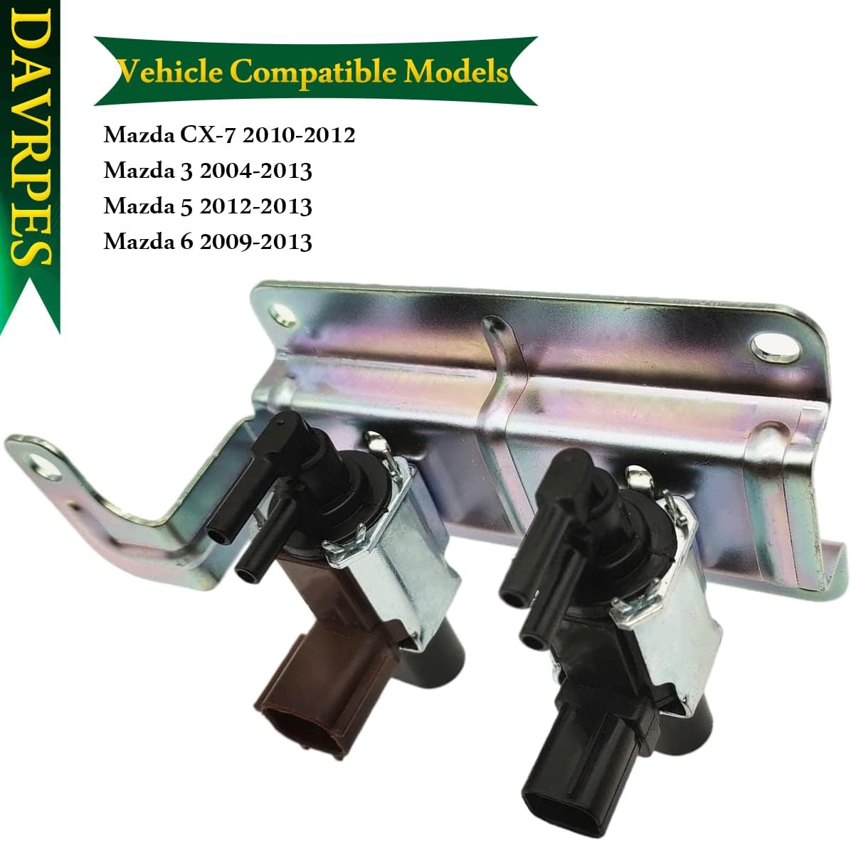 4M5G-9A500 Vapor Canister Purge Solenoid Valve Intake Manifold Vacuum Runner Solenoid Valve for Mazda 3 2004-2013,5 2012-2013, CX-7 2010 2011 2012, 6 2009-2013 Replace#K5T81777｜K5T46597 image number 6