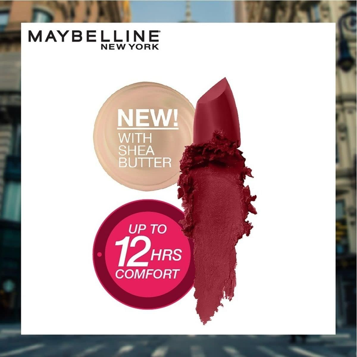 Maybelline New York Colour Sensational Creamy Matte Lipstick - Divine Wine 695 - 660 Touch Of Herbs image number 6