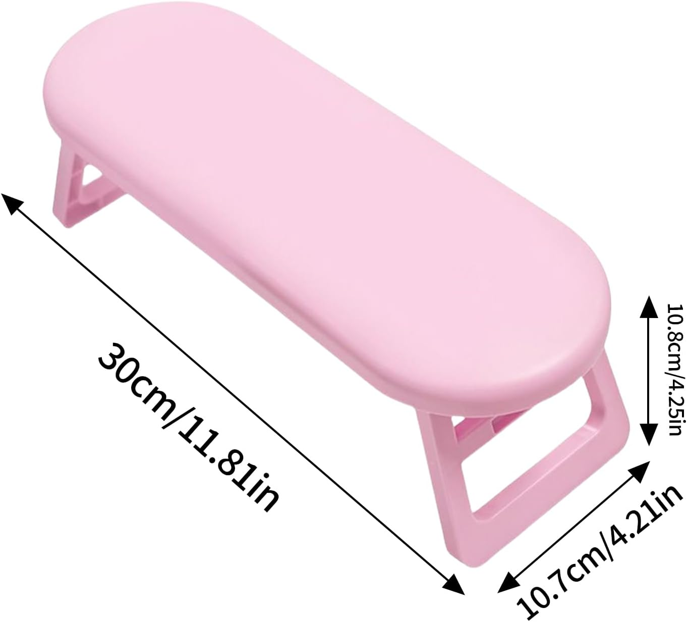 Xvilmaun Nail Arm Rest Foldable, Household Manicure Arm Cushion, Portable Ergonomic Hand Rest for Home Outdoors Salon Work Station Beginners Manicure Pedicure image number 3