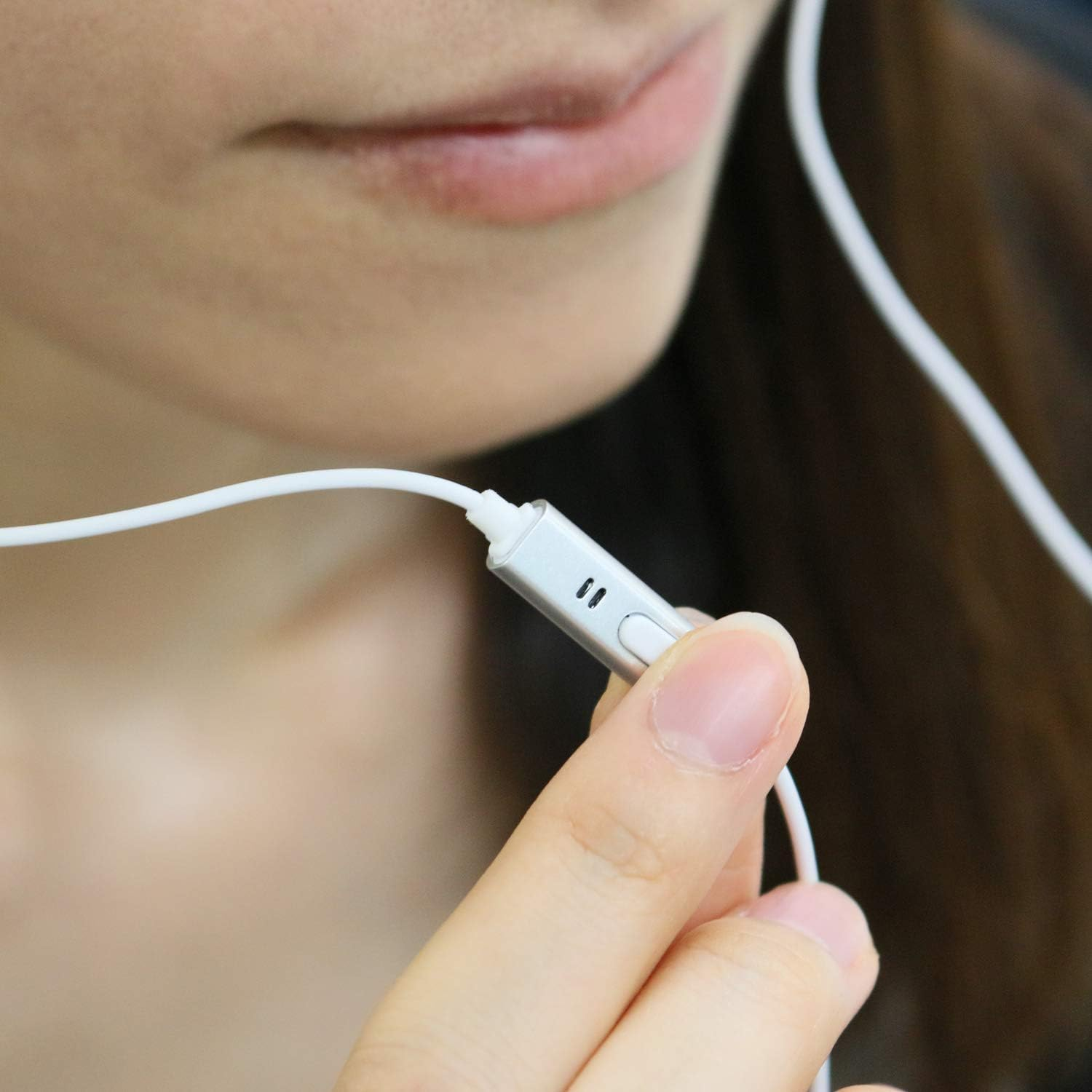 Type-C Earphones, HACRAY Stereo Earphones, Supports High Resolution Sound Sources, In-Ear Type, Calls, Handsfree, USB C Wired Earphones image number 2