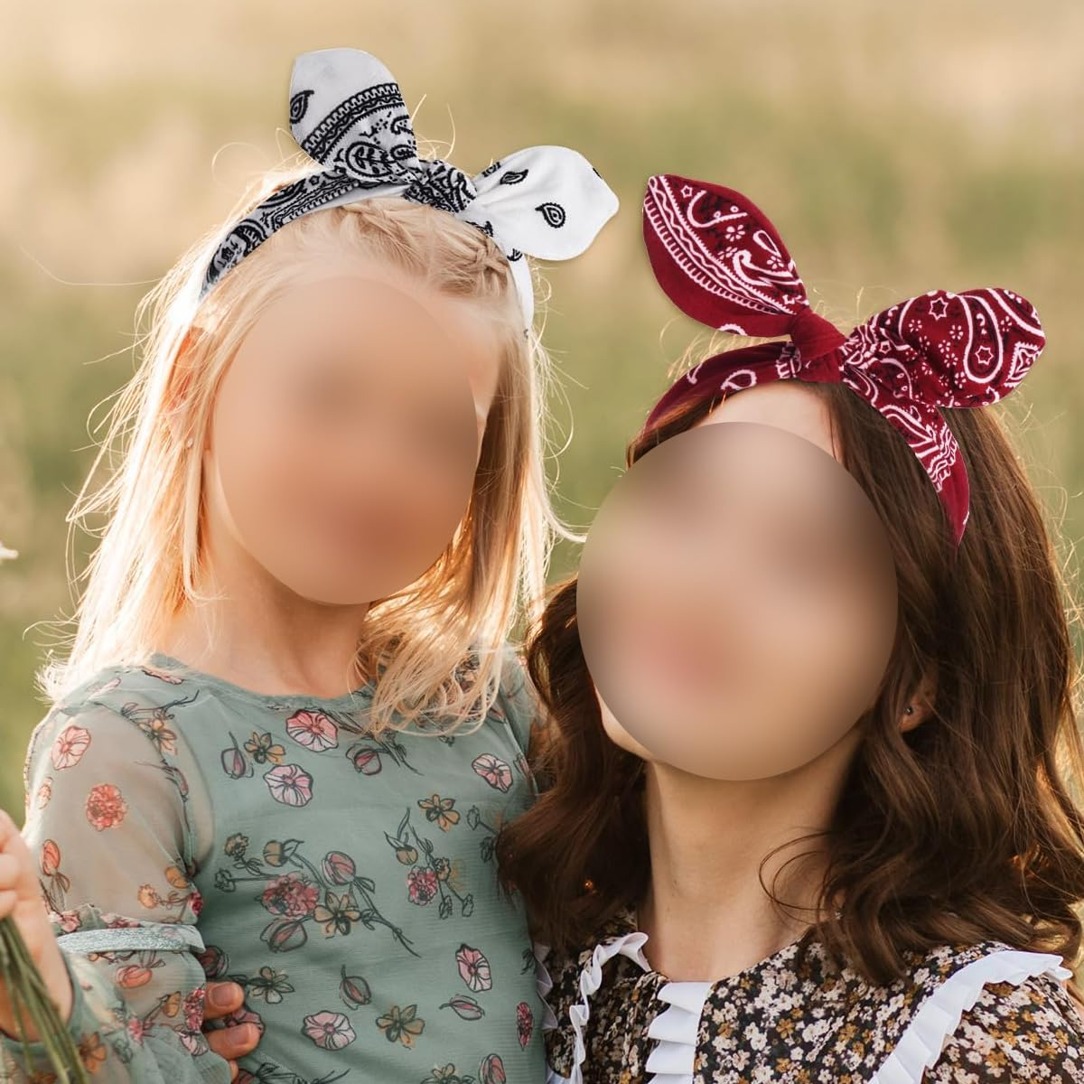 Enwye 2-Piece Women'S Headband Headscarf Set, Easy to Adjust, Suitable for Sports, Parties, Dancing, Etc. image number 4