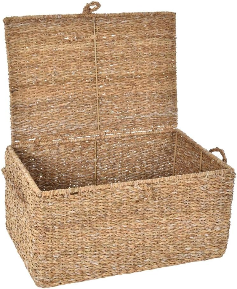 CESTA SEAGRASS HERRO Set of 3 50 X 34 X 25 Cm Natural image number 2